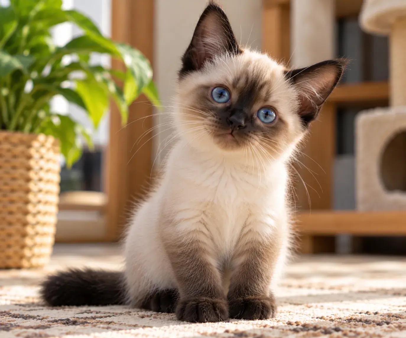 Siamese kitten for sale in Greater Noida