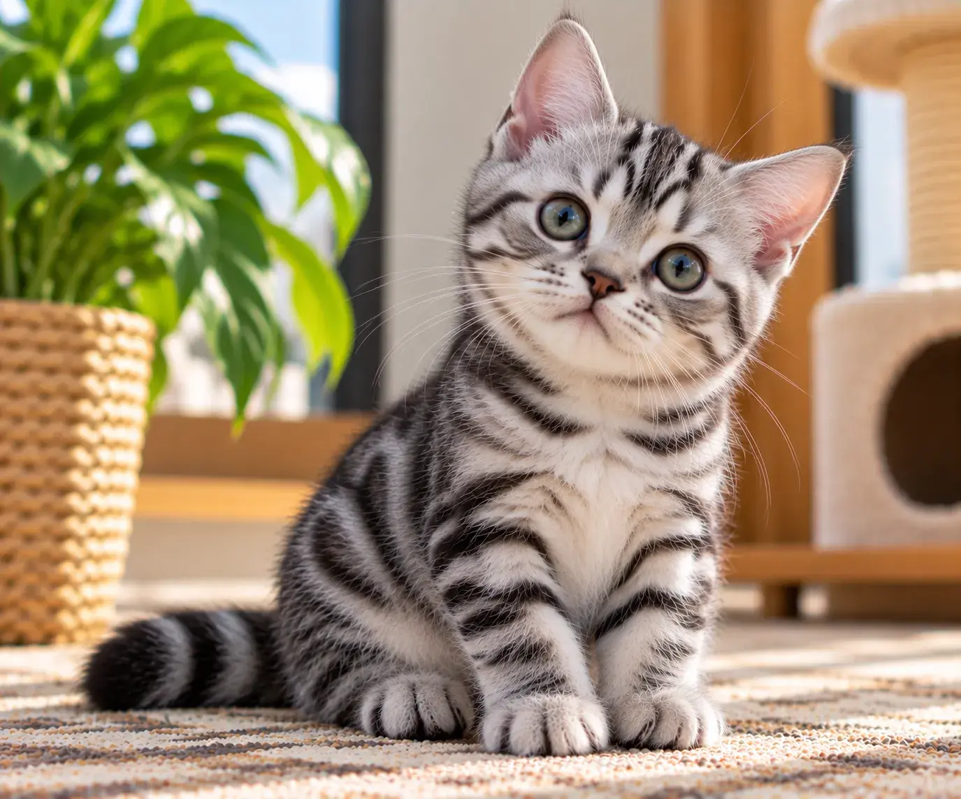 American Shorthair kitten for sale in Greater Noida
